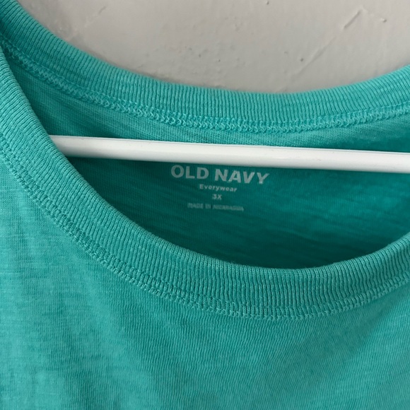 Old Navy Teal Living The Good Life Graphic Tee - Picture 4 of 5